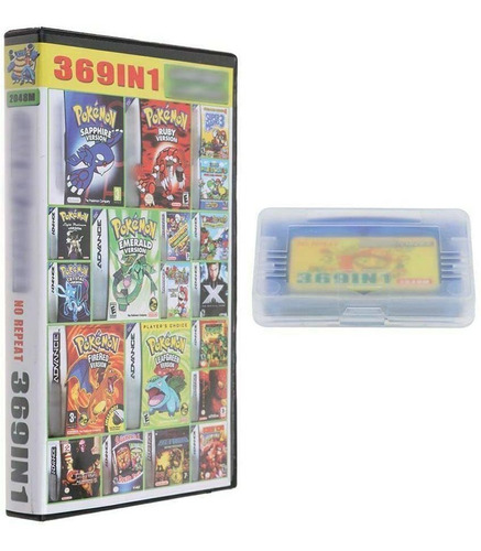Colección De Juegos Para Gba Super Game 369 En 1 Video Game