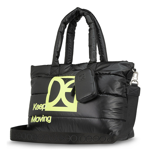 Bolsa Tote Cloe Ofrani Grande Color Negro