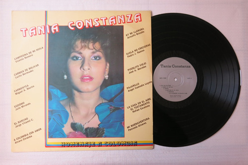 Vinyl Vinilo Lp Acetato Tania Constanza Homenaje A Colombia