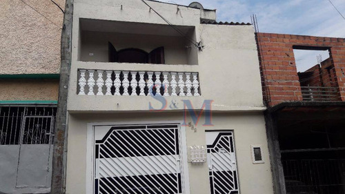 Imagem 1 de 30 de Sobrado Residencial À Venda, Parque Capuava, Santo André. - So0061
