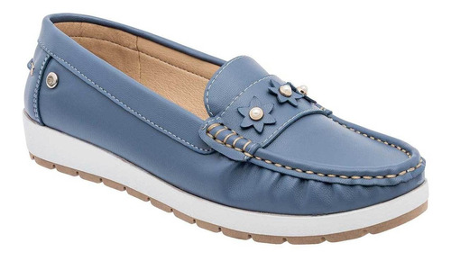      Zapato Casual De Moramora Para Mujer Azul 155958 T4