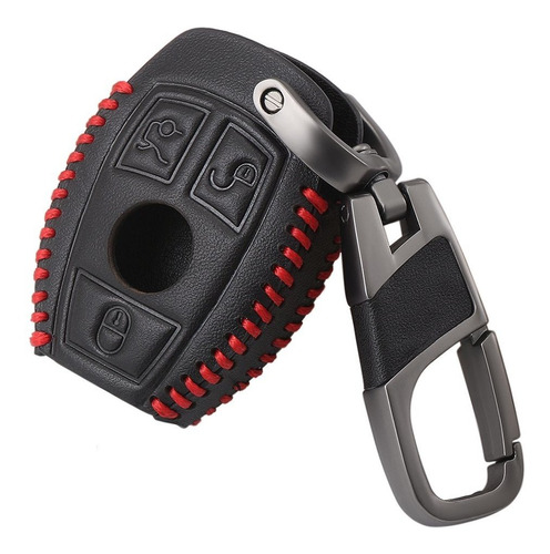 Funda Para Llave Coche Merced Benz Accesorio Boton Cuero