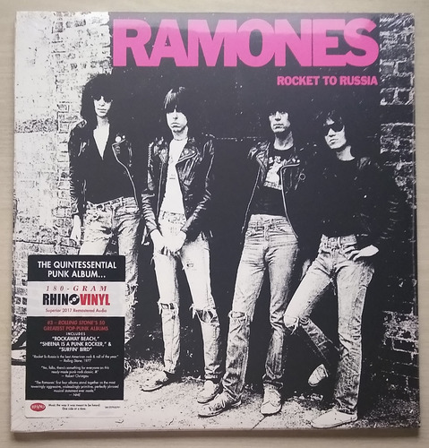Ramones Rocket To Russia Lp Lacrado.