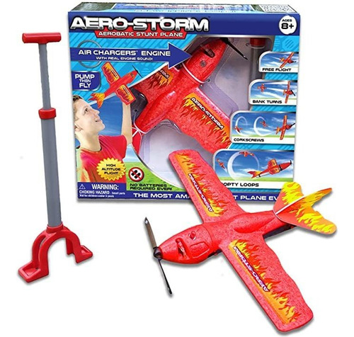 Top Secret Toys Aero-storm Avión De Acrobacias De Juguete .