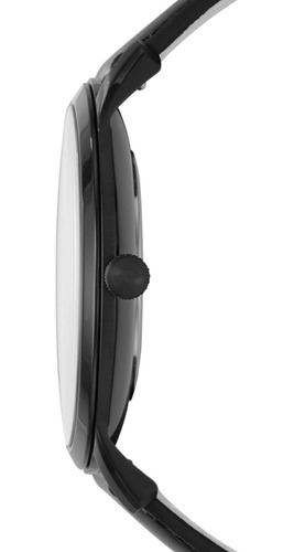 Imagen 3 de 7 de Reloj Caballero Fossil Fs5447 Color Negro De Piel