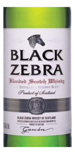 Paquete De 3 Whisky Black Zebra 1.5 L