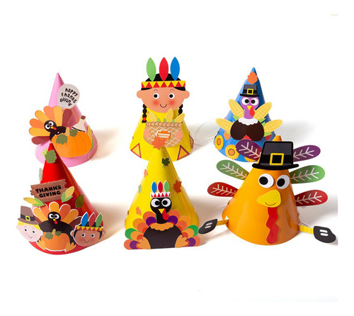 A Sombrero De Pavo For Bricolaje De Acción De Gracias, 6
