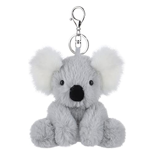 Llavero Peluche Koala Gris Bolsas Y Mochilas (5 Pulgada...