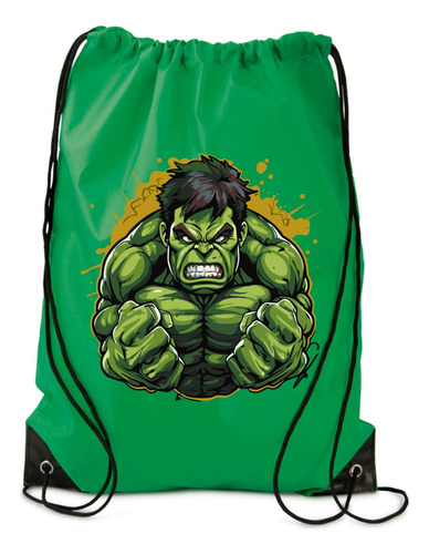 Hulk Avengers Tula Sport, Deportiva, Mochila Gym Bolsa