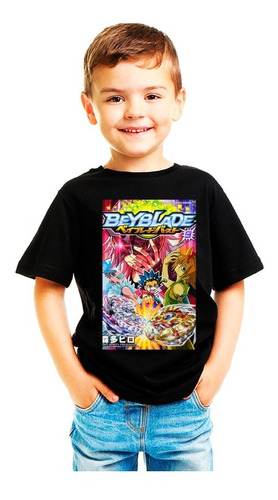 Playeras Beyblade Burst Diseño 03 Anime Caricaturas Beloma