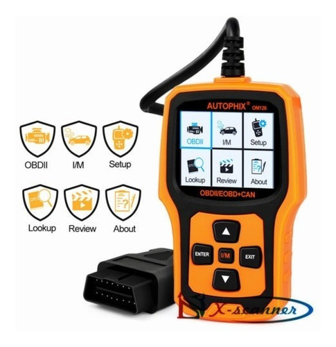 Imagen 6 de 6 de Automotriz Obdii Escáner De Código Autophix Om126 Obd Obd2 L