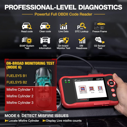 Escáner Obd2 Crp123 Elite - 2022 Modelo Más Nuevo Mot...