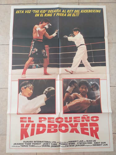 Antiguo Afiche Cine - El Pequeño Kidboxer *