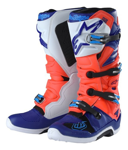 Bota Alpinestars Tech 7 Troy Lee Edicion Motocross 