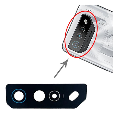 Compatible Azul Para Lente De Cámara Trasera Asus Rog Phone
