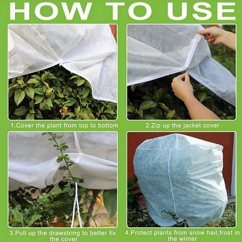 2 Bolsa Protectora Para Árboles De Jardinería De Invierno