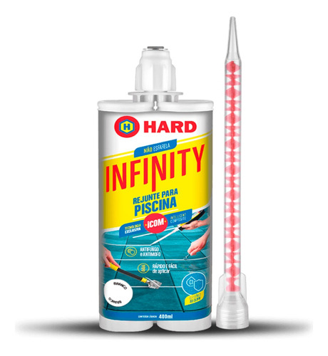 Rejunte Hardinfinity Piscina 400ml Rápido E Fácil De Aplicar