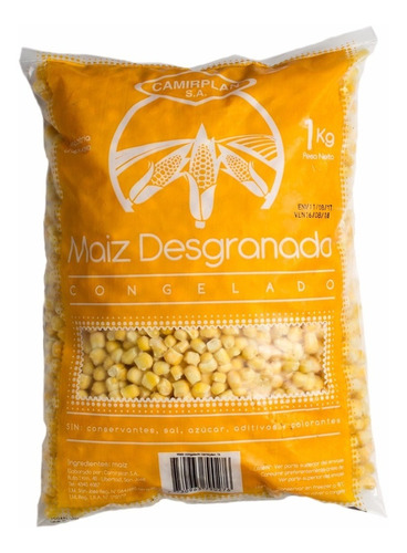 Maiz Desgranado Congelado 1 Kg - Camirplan De La Quinta