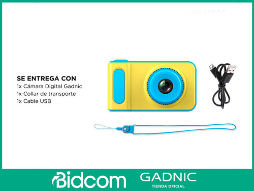 Imagen 8 de 10 de Camara Digital Para Niños Foto Video Portatil Recargable