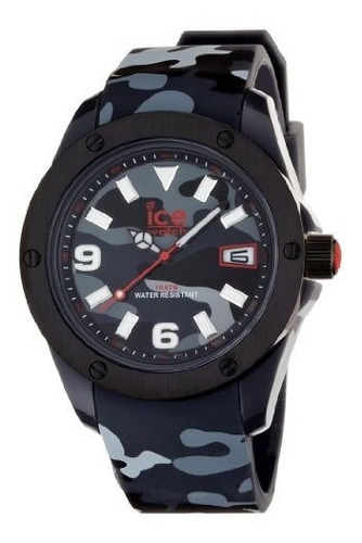 Imagen 1 de 6 de Reloj De Hielo Iabkxlr11 Ejercito Coleccion Hombre Color Neg