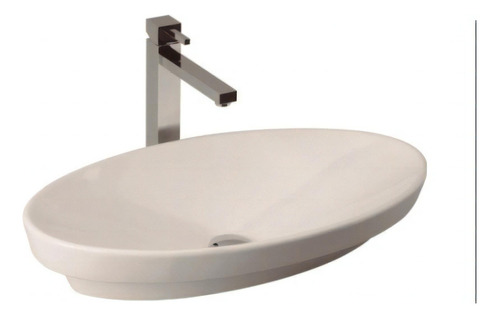 Bacha de baño de apoyar Ferrum Tori L321K blanco 