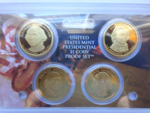 Usa Colección Dólar De Los Presidentes 2007-08-09-10 Proof. (Usado)