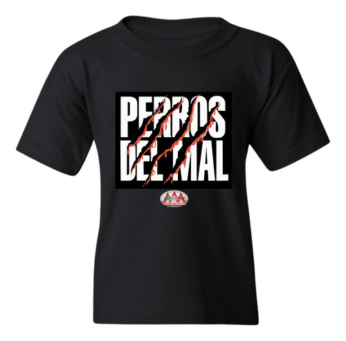 Playera Deportiva Niño Niña Lucha Libre Aaa Perros Del Mal