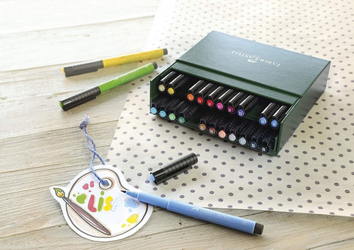 Faber-castel Pitt - Conjunto de 24 canetas de pincel
