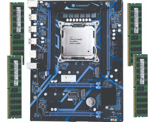 Kit Xeon 2680 V4 + Placa Pd4 Turbo + 64gb 4x16 Ddr4 Cor Preto