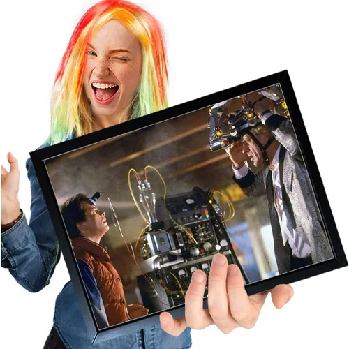 comprar Poster Quadro Com Moldura De Volta Para Futuro 6 A4 30x21cm