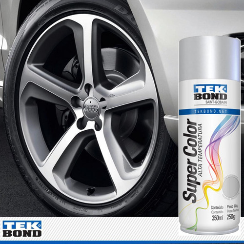 Tinta Spray Aerossol Tek Bond Alta Temperatura 350ml/250g