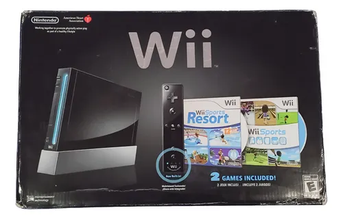 Nintendo Wii Black Edition Color Negro + Lector De Cd + Otr (Usado)