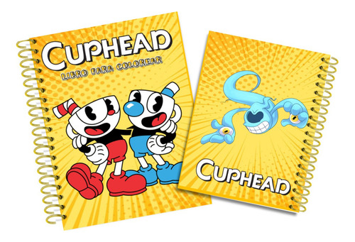 Libro Para Colorear Cuphead