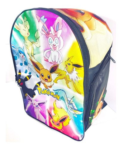 Pokemon Mochila Backpack Eevee Evoluciones Flareon Umbreon