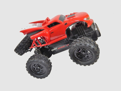 Carro Rc Monster Cross Batman Juguete Niño T/terreno Luz Usb