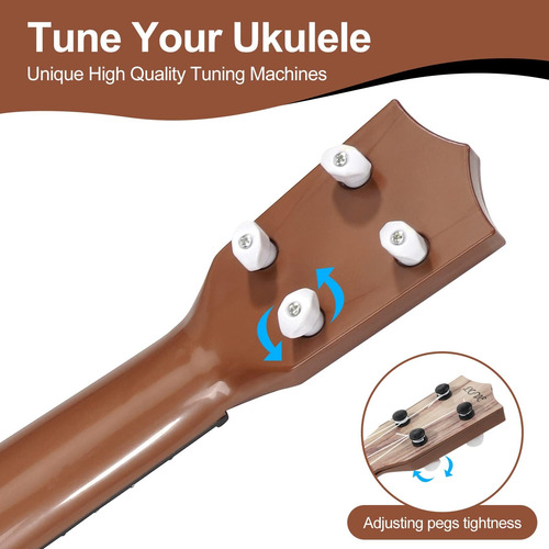 Raimy Guitarra Ukelele Para Niños De 17 Pulgadas - Mini Guit