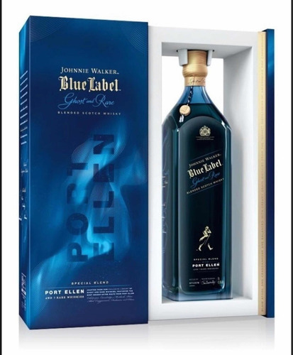 Imagen 1 de 9 de Whisky Johnnie Walker Blue Label Ghost & Rare 750ml Estuche