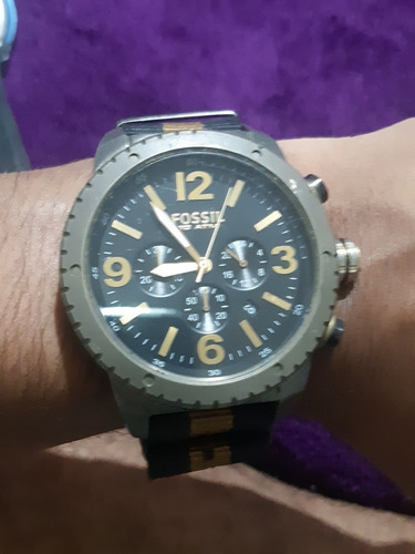 Relógio Fossil Com Pulseira De Nylon 10 Atm