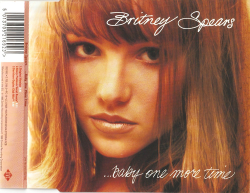 Britney Spears Baby One More Time Cd Single 1999 Europe