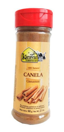 Canela En Polvo  60g Frasco Karavansay