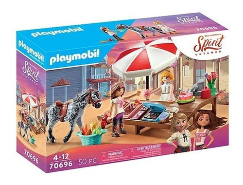 Figura Armable Playmobil Spirit Miradero Tienda De Dulces 50