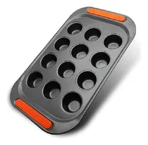 Comprar Molde Para 12 Mini Muffins Ekco 61982 Acero Carbonizado