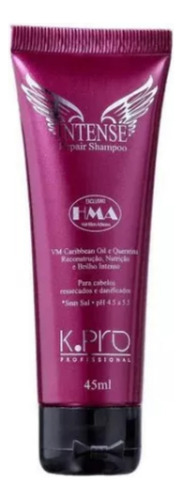 Shampoo K.pro Linha Intense Repair Brilho Hidratação 45ml