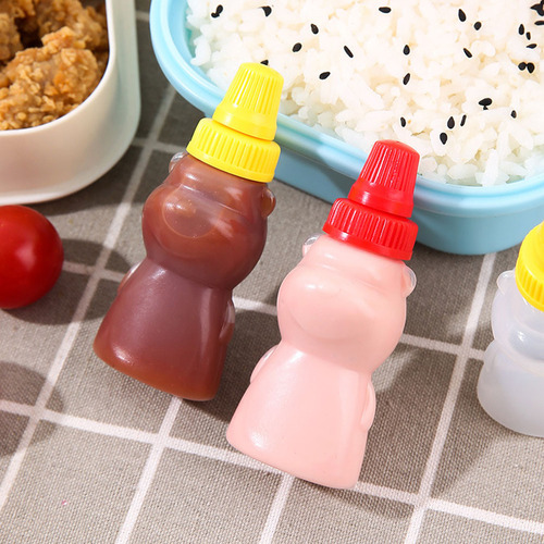 Botella Pequeña De Salsa De Ketchup De Plástico Para Exprimi