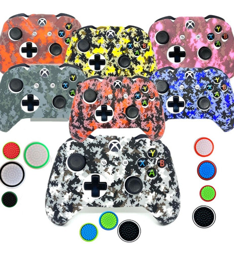 Funda Silicón Xbox One Control Y 2 Thumb Grips Protector  