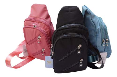 Mochila Pechera Urbana - Estilo Y Comodidad Rosa Viejo Liso