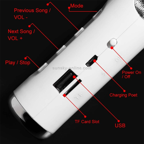 Parlante Bluetooth Con Forma De Auricular Gigante Celeste