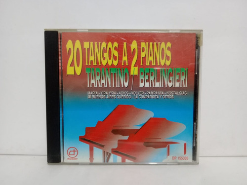 Tarantino Berlingeri- 20 Tangos A 2 Pianos- Cd, Argentina