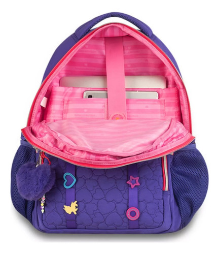 Mochila Costas Rebecca Bonbon Roxo 2025 R24536 Cor Violeta Desenho Do Tecido Liso
