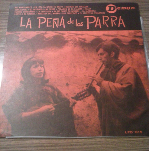 La Peña De Los Parra Chile  Isabel Y Angel Parra Lp  Vinilo